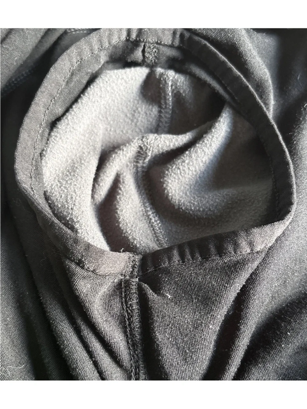 The North Face Men's XXL Full Zip Hoodie Black/Gray/Green Hooded Knit Polyester